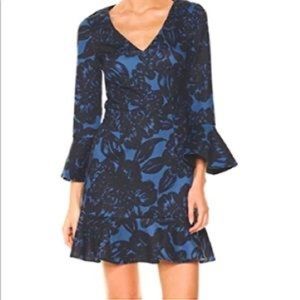 Trina Turk Clearwater Midnight Floral Dress NWT